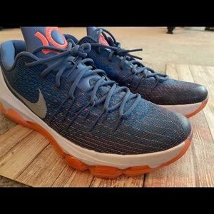 Nike Men’s KD / muted blue and coral orange